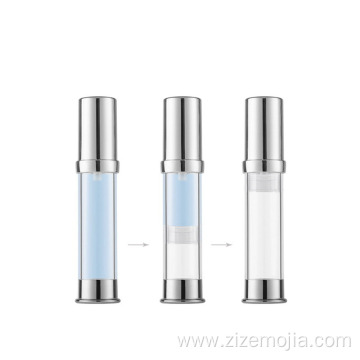 Small 15ml gold spray airless bottle for cosmetics